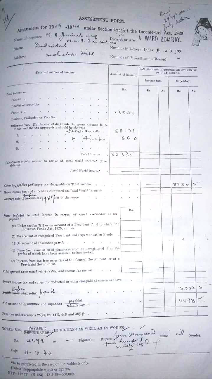 jinnah fbr, tax, quaid e azam, quaid e azam tax return